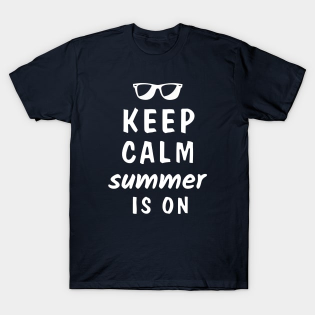 Keep calm summer is on T-Shirt by junghc1